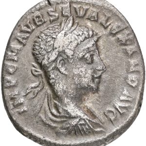 Det Romerske Kejserdømme, Severus Alexander, 222–235, Denar, LIBERALITAS AVG, RIC 281, 2,74, 1+-1.
