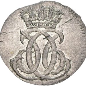Christian VI, skilling 1735, H 8, S 10, 0-01, ex. Arne Andreasen (BR 868/70) - sjælden i denne fornemme kvalitet.