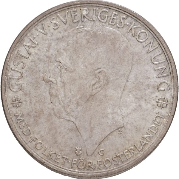 Sverige, Gustav V, 5 Kronor 1935, 500-året for Riksdagen, SM 3, Delzanno 1, kv. 0-01