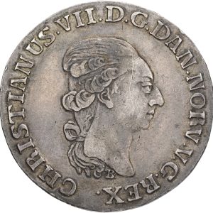 Christian VII, Speciedaler 1798, København, H 13C, FP 43.4, 1+, ex. BR 885