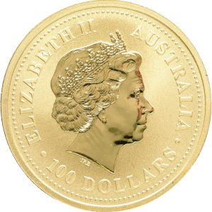 Australia, 100 Dollars 1999, Au (999.9/1000), 1 Oz / 31.1 g, KM 452, Proof