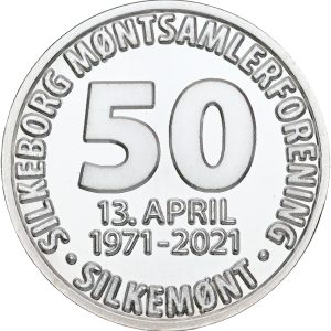Silkeborg Møntsamlerforening, 2021, Ag (blank), 30 mm, 18,40 g, kv. M-0