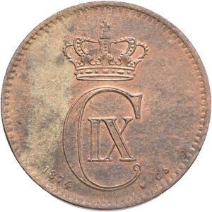 Christian IX, 5 øre 1874, Sieg 1.1, H 17A, kv. 01