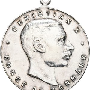 Christian X, 25 års regeringsjubilæum, 1937, forsølvet Ae, 31 mm, 11,40 g, kv. 01-1+/01