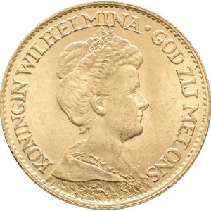 Netherlands, Wilhelmina (1890-1948), 10 Gulden 1917, KM 149, F 349, EF