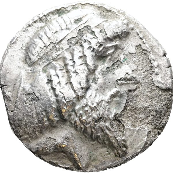 Antikkens Grækenland, Characene, Attambelos I, 47-24 BC, Tetradrakme, 12,45 g, kv. 1+, korr.