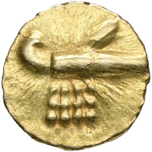 India, Kingdom of Cohin, c. 1795-1850, Fanam, 0.34 g, KM 10, EF-VF