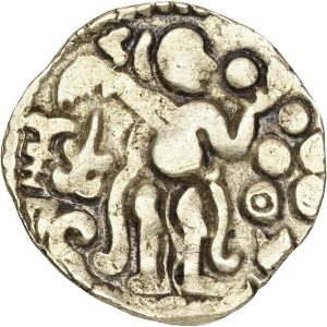 Sri Lanka, Period of Chola Invasion, c. 990-1070, Kahavanu, F 285, 4.31 g, VF-F