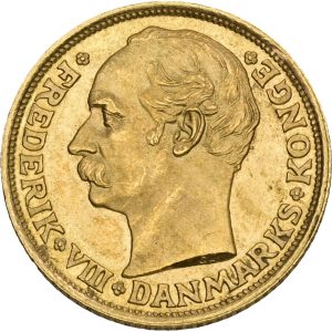 Frederik VIII, 10 kroner 1908, Sieg 2, H 2, F 298, kv. 0-01