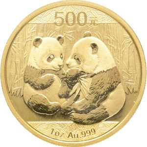 China, 500 Yuan 2009, Panda, Au (999/1000), 1 Oz / 31.1 g, KM 1872, Proof