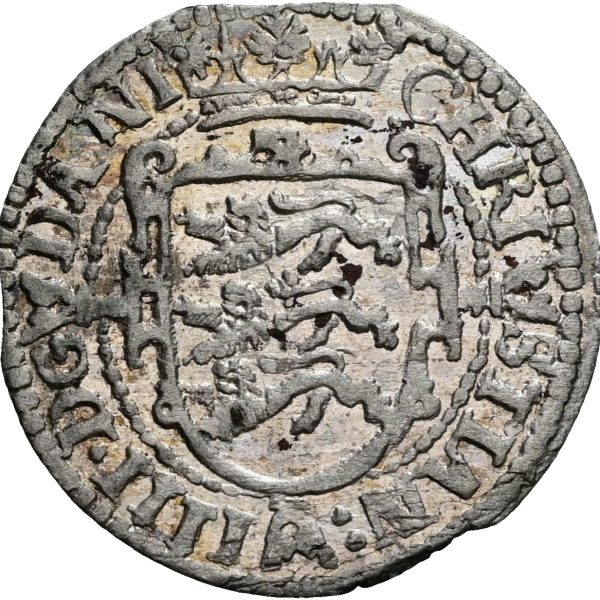 Christian IV, 2 skilling 1604, H 79A, Sieg 30.1, kv. 0, svagt korr.