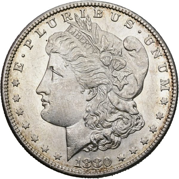 USA, Dollar 1880 S, KM 110, kv. 0-01