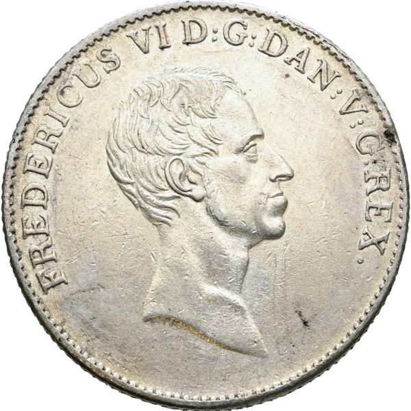 Frederik VI speciedaler 1839, H 26D, Sieg 30.4, kv. 01-1+