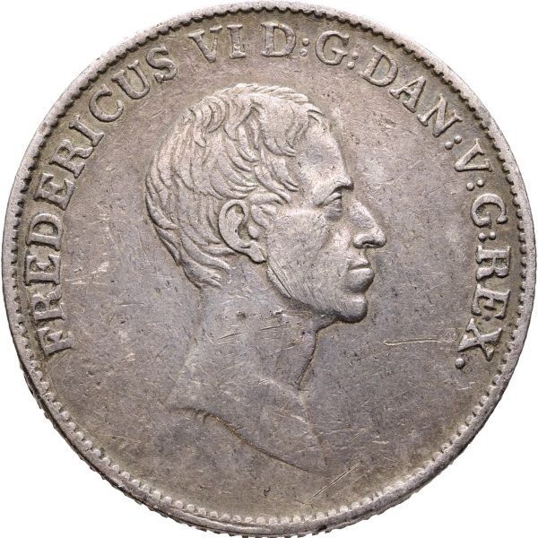 Frederik VI, Speciedaler 1826, H 26D, Sieg 30.4, kv. 1+
