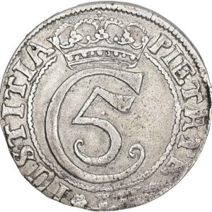 Christian V, 2 mark 1681, H 69B, Sieg 27, Aagaard 31, kv. 1+-1