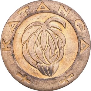 Congo, Katanga, 5 Francs 1961, KM 2, EF