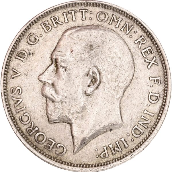 England, George V, Florin 1819, S 4012, VF