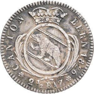 Switzerland, Bern, 2 1/2 Batzen 1826, KM 195.2, VF