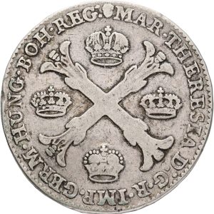 Austrian Netherlands, Maria Theresia, Kronentaler 1765, KM 21, F
