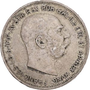 Austria, Franz Joseph, 2 Corona 1913, KM 2821, VF