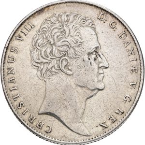 Chriatian VIII, Speciedaler 1840 FF, H 3B, Sieg 13.2, 1+-1
