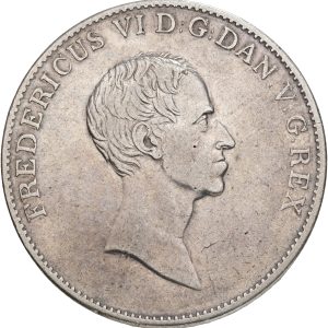 Frederik VI, speciedaler 1833 KM, H 26B, Sieg 30.2