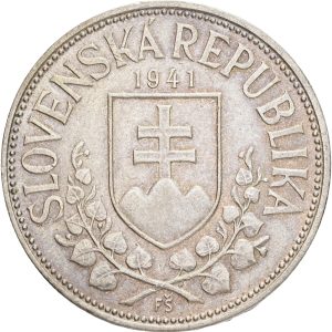 Slovakia, 20 Korun 1941, KM 7, VF