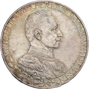Germany, Preussen, Wilhelm II,  Mark 1913, KM 535, AU
