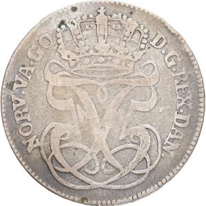 Norge, Frederik V, 24 skilling 1760, NMD 17, H 2A, Sieg 3.1, kv. 1