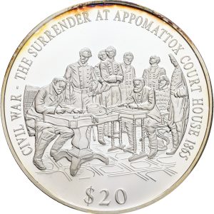Liberia, 20 Dollars 2000, Ag, 20 g 999/1000, KM 478, Proof
