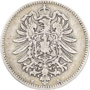 Germany, Wilhelm I, Mark 1878 B, KM 7, F