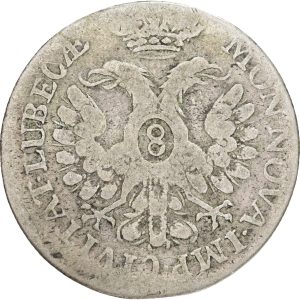 Germany, Lübeck, 8 Schilling 1731, KM 152, F