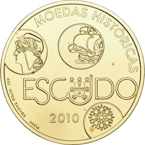 Portugal, 10 Euro 2010, gilded, KM 803, BU