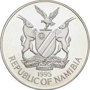 Namibia, 10 Dollars 1995, KM 9a, Proof