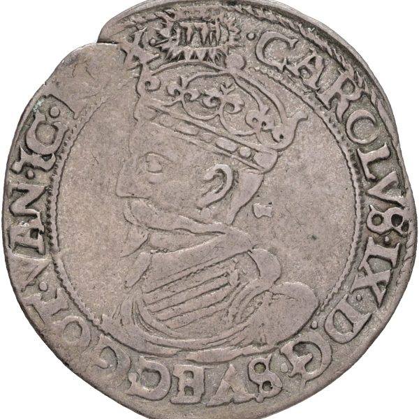 Sweden, Karl IX, 4 öre 1607, Stockholm, SM 60, SMB 65, VF-F,  Ex. Oslo Myntgalleri, auksjon 8, 29.11.2015, nr. 1668, minor striking crack.