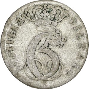 Christian V, Glückstadt, 8 skilling 1694, Sieg 133.2, H 127A, kv. 1