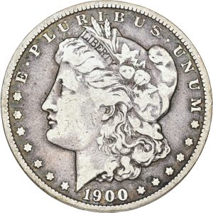 USA, Dollar 1900 O, KM 110, F