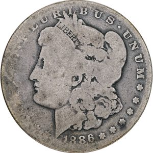 USA, Dollar 1886 O, KM 110, VG