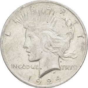 USA, Dollar 1924, KM 150, VF