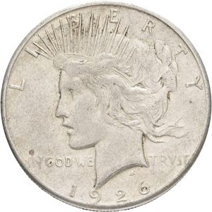 USA, Dollar 1922, KM 150, VF-F