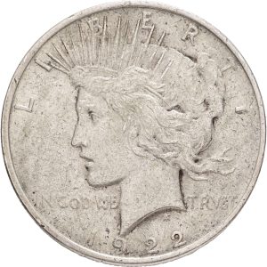 USA, Dollar 1922, KM 150, F