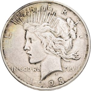 USA, Dollar 1923 D, KM 150, VF