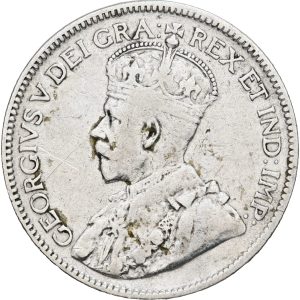 Cyprus, George V, 9 Piastres 1913, KM 13, F