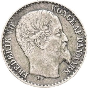 Dansk Vestindien, Frederik VII, 3 cents 1859, Sieg 16, H 22, KM 64, kv. 1+-1