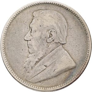 South Africa, 2 Shillings 1897, KM 6, VF-F