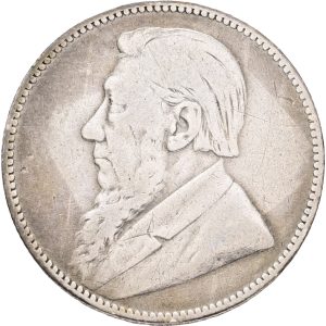 South Africa, 1 Shilling 1892, KM 5, VF-F