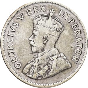 South Africa, George V, 2 1/2 Shillings 1930, KM 19.2, VF