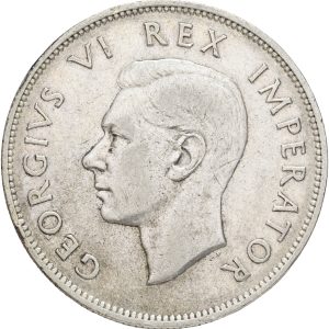 South Africa, George V, 2 1/2 Shillings 1942, KM 30, VF