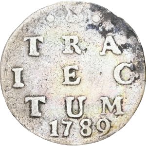 Netherlands, Utrecht, 2 Stuivers 1789, KM 112, VF