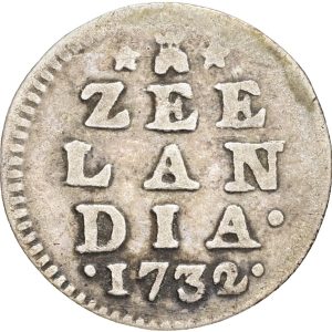 Netherlands, Zeeland, 2 Stuivers 1733, KM 59, VF